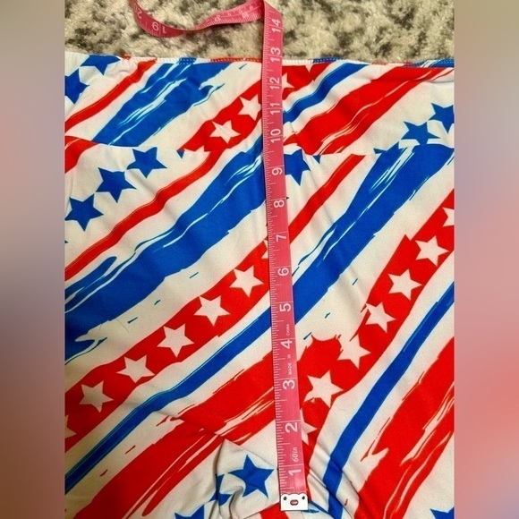 LuLaRoe Americana United and Strong Tall and Curvy Leggings - Picture 7 of 12
